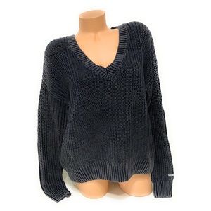Victoria's Secret Pink Graphic‎ Campus Pullover Sweater Oversized